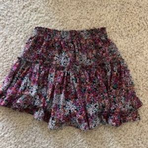 Misa Los Angleles Mini Skirt- Size Small Floral